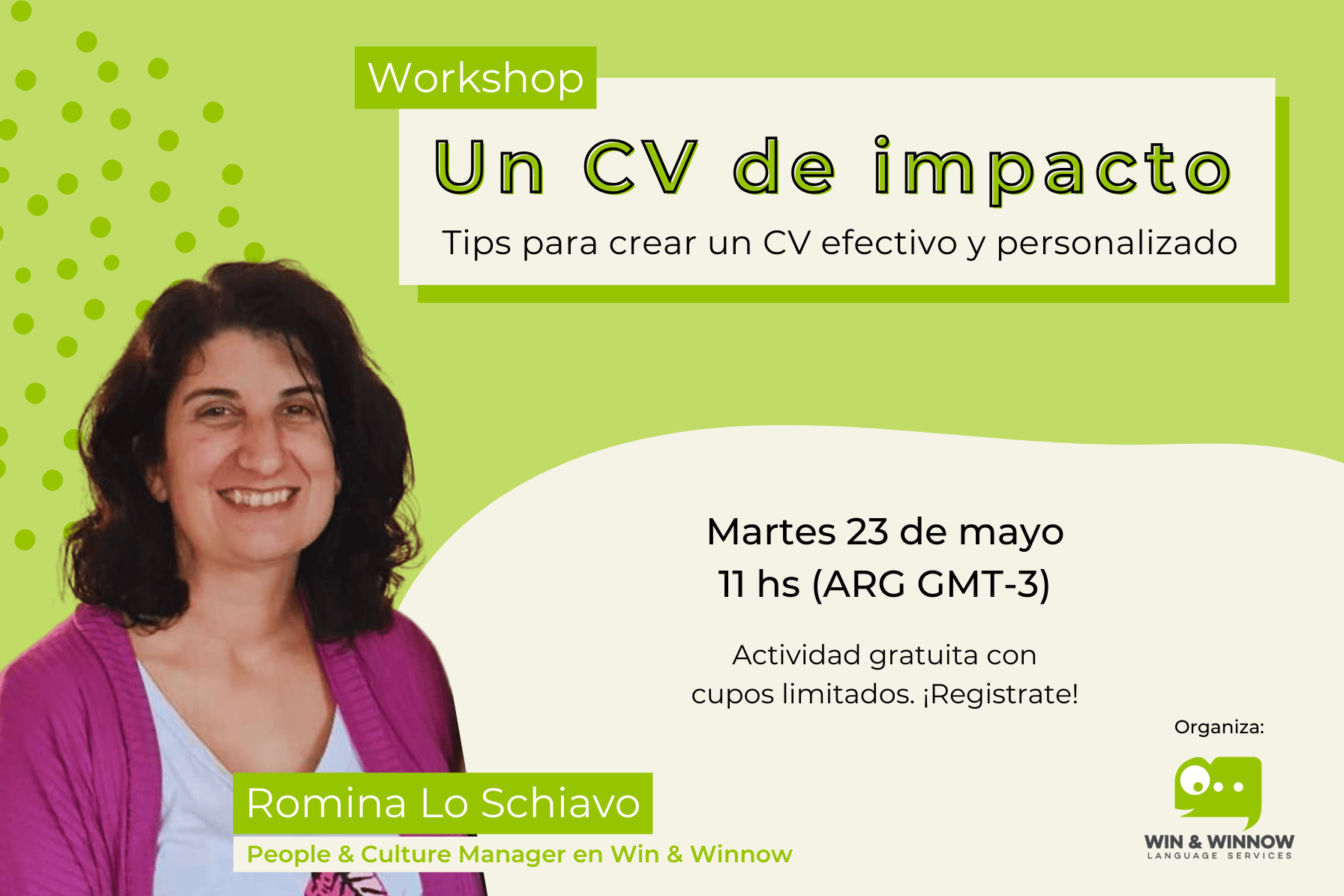 Winnow Academy: Un CV de impacto
