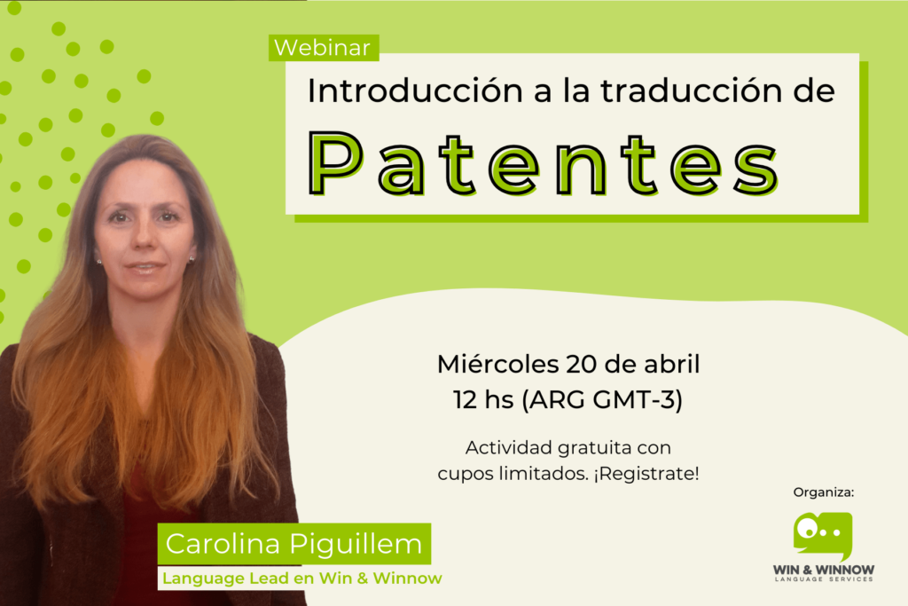WinnowAcademy: Introducción a la traducción de patentes