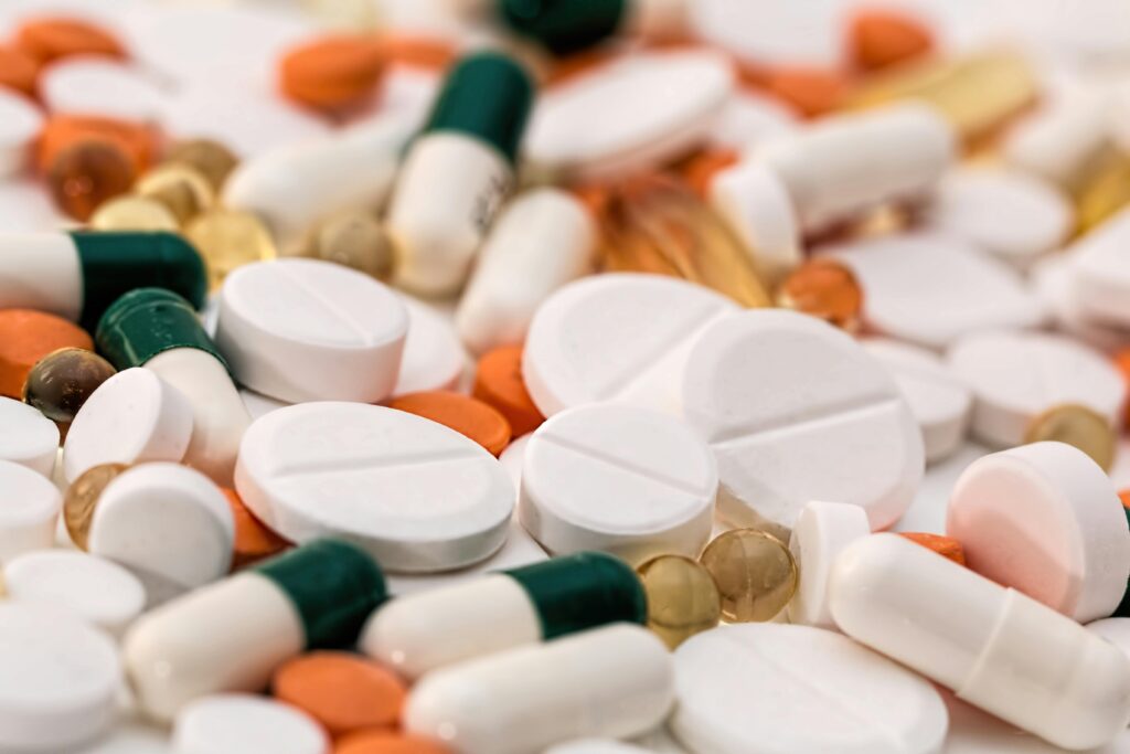 CMC Documents Translation: close up to pills.