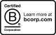Logo of Certified B Corporation